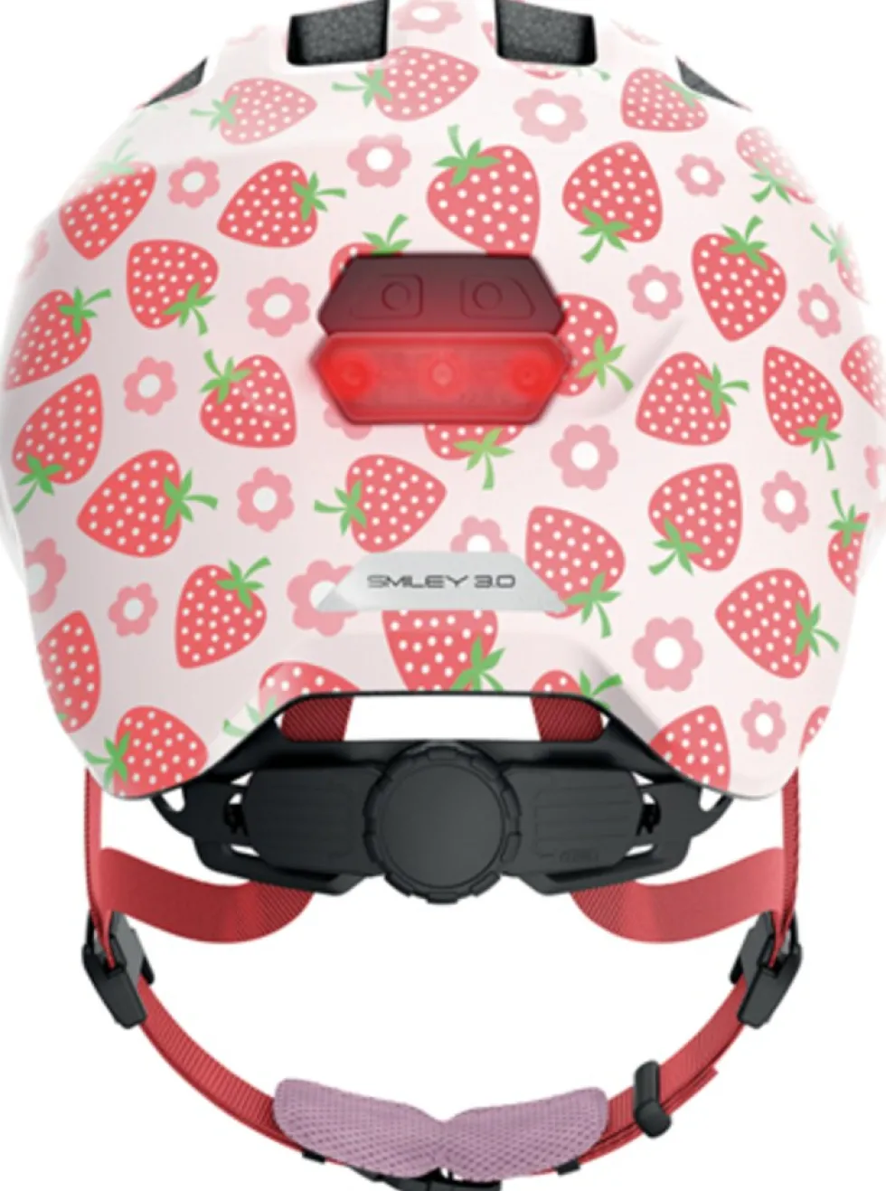 ABUS Kinder-Freizeithelm "Smiley 3.0 LED " rose strawberry