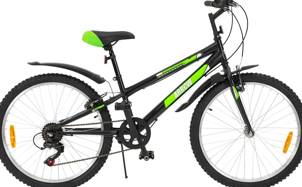 Actionbikes Kinderfahrrad Arrow 24 Zoll, Gangschaltung, V-Brake-Bremsen, verstellbar, Diamantrahmen