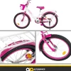 Actionbikes Kinderfahrrad Daisy 20 Zoll, pink, V-Brake-Bremsen, Antirutschgriffe, Kettenschutz, Korb (East)