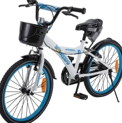 Actionbikes Kinderfahrrad Donaldo 20 Zoll, V-Brake-Bremsen, höhenverstellbar, Seitenständer, Korb