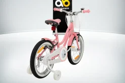 Actionbikes Kinderfahrrad Starlight 16 Zoll, Rosa, Stützräder, Fahrradkorb, Klingel, Kettenschutz (Classic)