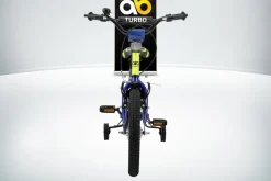 Actionbikes Kinderfahrrad Turbo 16 Zoll, Stützräder, V-Brake-Bremsen, Lenker-/Kettenschutz, Klingel
