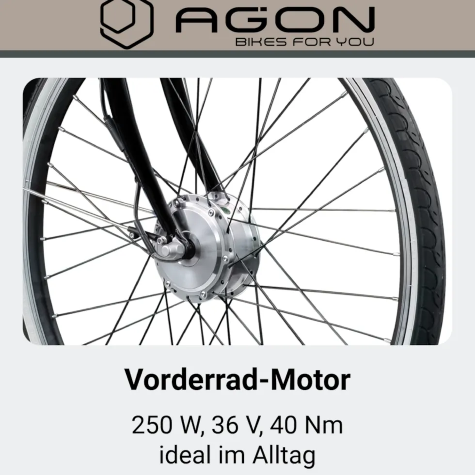 Agon Assist E Bike 28 Zoll Pedelec Damen Elektro Fahrrad 3 Gang Citybike tiefer Einstieg