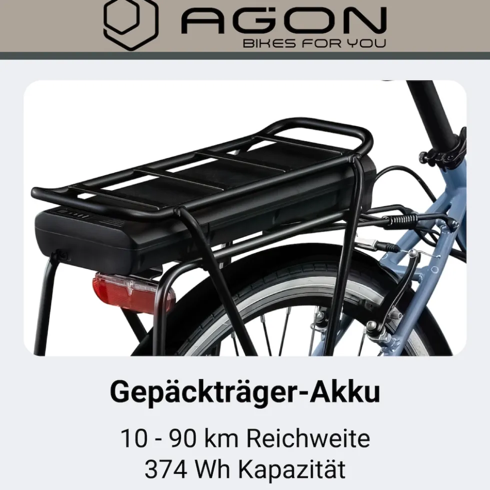Agon Assist E Bike 28 Zoll Pedelec Damen Elektro Fahrrad 3 Gang Citybike tiefer Einstieg