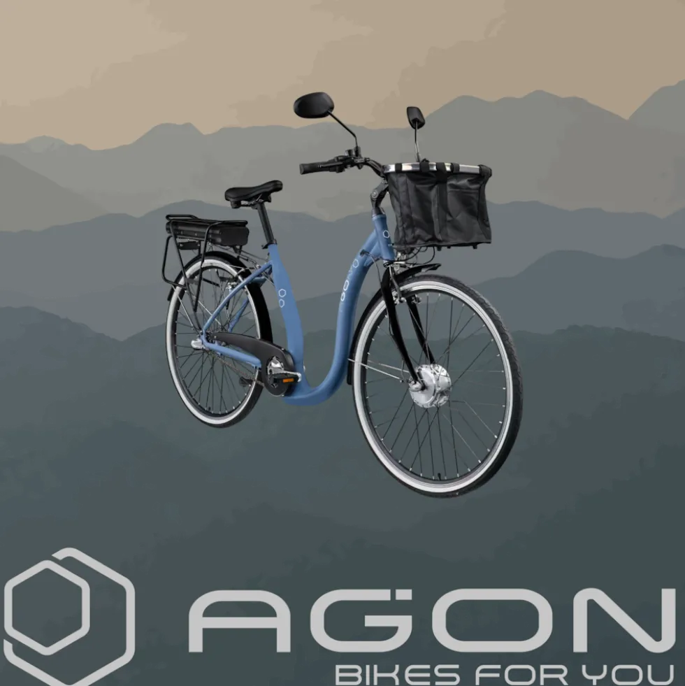 Agon Assist E Bike 28 Zoll Pedelec Damen Elektro Fahrrad 3 Gang Citybike tiefer Einstieg