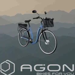 Agon Assist E Bike 28 Zoll Pedelec Damen Elektro Fahrrad 3 Gang Citybike tiefer Einstieg