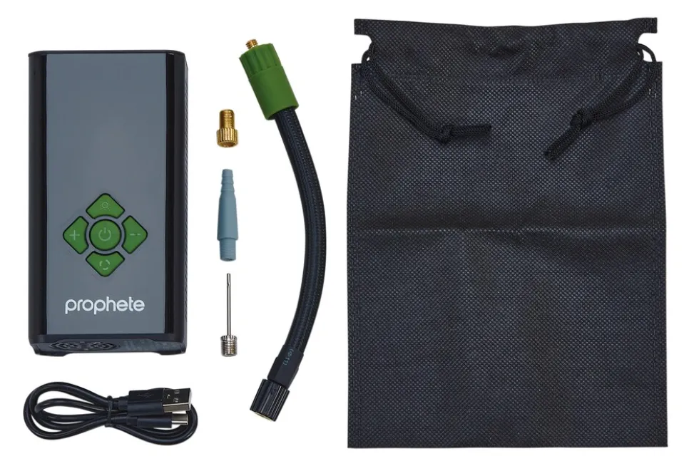 Akkupumpe mit Powerbank und LED Licht, 4400mAh für alle Ventilarten