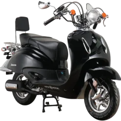 Alpha Motors Mofaroller Retro Firenze 50 ccm 25 kmh EURO 5 schwarz
