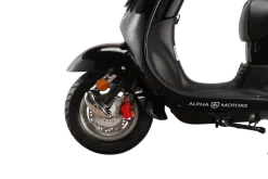 Alpha Motors Mofaroller Retro Firenze 50 ccm 25 kmh EURO 5 schwarz
