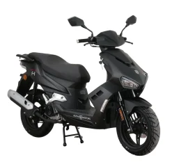 Alpha Motors Motorroller Mustang FI 50 ccm 45 kmh EURO 5 mattschwarz