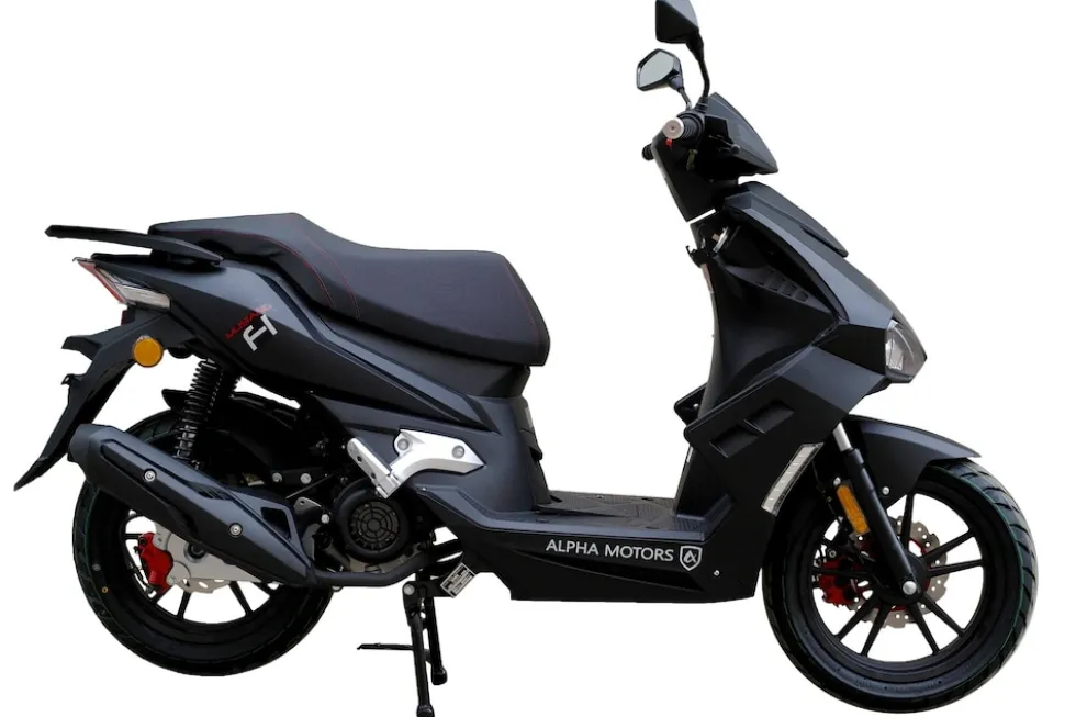 Alpha Motors Motorroller Mustang 125 ccm 85 kmh EURO 5+ mattschwarz