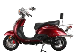 Alpha Motors Motorroller Retro Firenze 125 ccm 85 km/h EURO 5+ weinrot