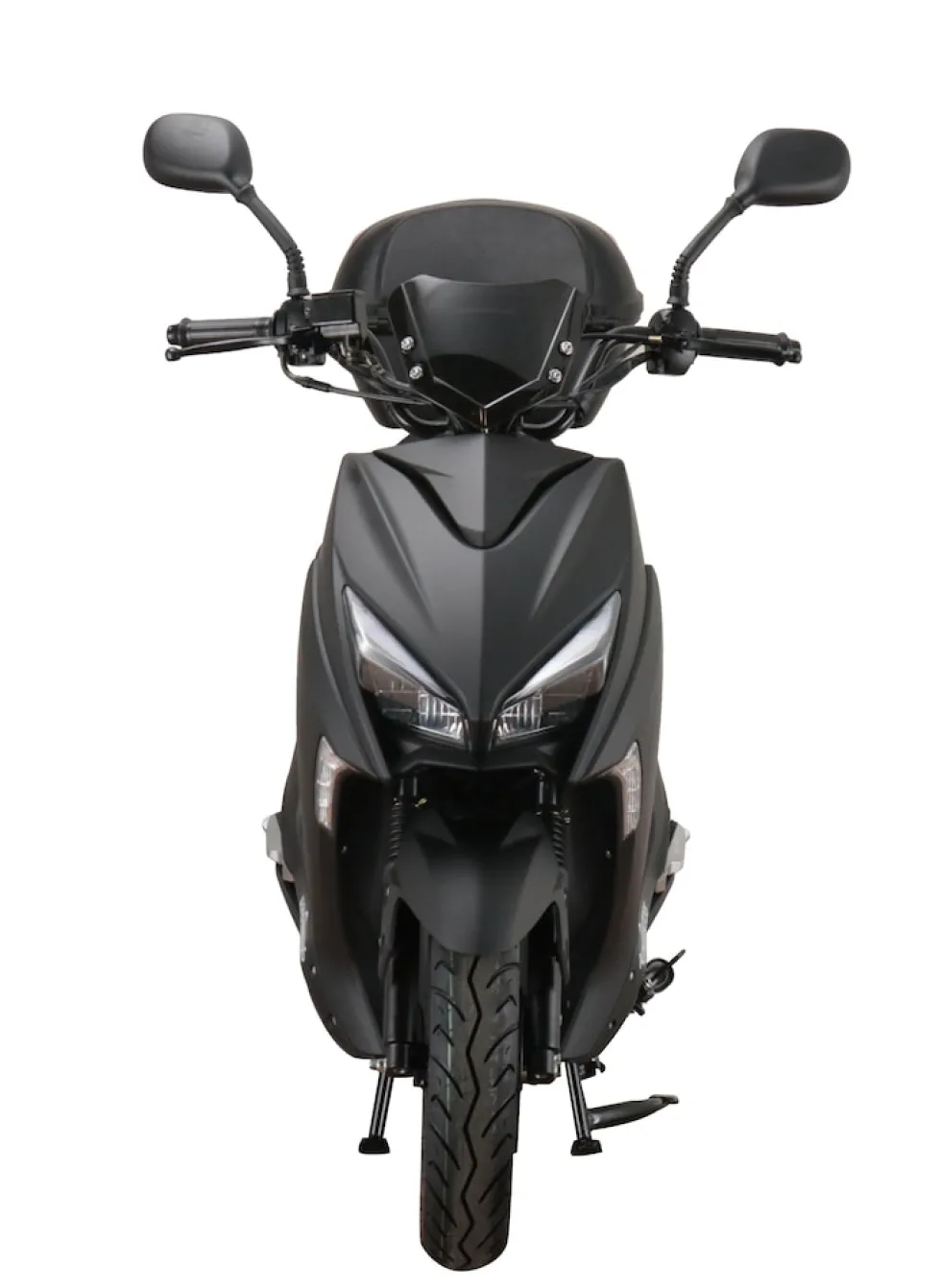 Alpha Motors Motorroller Speedstar FI 50 ccm 45 km/h EURO 5 mattschwarz inkl. Topcase