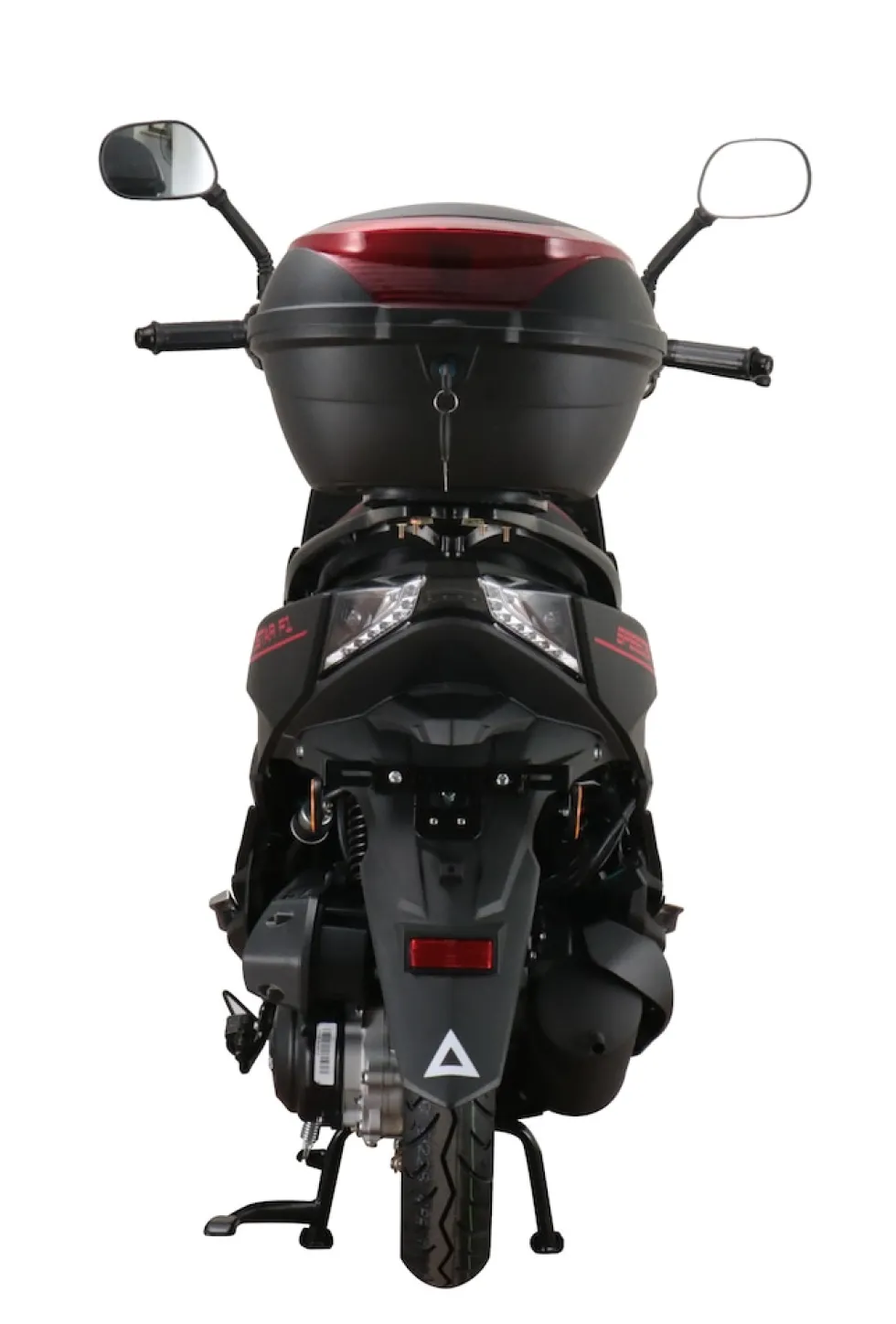 Alpha Motors Motorroller Speedstar FI 50 ccm 45 km/h EURO 5 mattschwarz inkl. Topcase