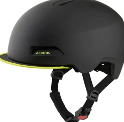 Alpina City-Helm Brooklyn schwarz/neongelb matt