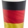 Amscan - Deutschland - Pappbecher (8er Set, 250ml) Fußballparty EM WM Grillparty