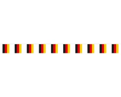Amscan - Großes Deutschland Fan-Set (25-teilig) EM WM anfeuern schwarz rot gold Fußallparty