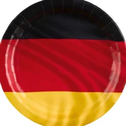 Amscan - Großes Deutschland Fan-Set (25-teilig) EM WM anfeuern schwarz rot gold Fußallparty