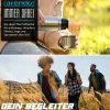 Arendo Isolierflasche 1 L, Edelstahl Thermoflasche, BPA-frei, geschmacksneutral, für unterwegs, hält kalt & warm