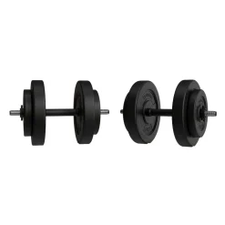 Artsport 3in1 Hantelset mit 2 Kurzhanteln, 1 Langhantel & 1 SZ Curlhantel – 12 Gewichte mit 60kg