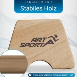 ArtSport Liegestützgriffe aus Holz M - Calisthenics, Parallettes, Liegestütz Barren, Indoor, Outdoor