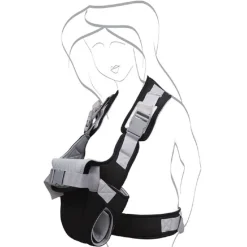 Babytrage Carry go 2 in 1 Bauch- und Hüfttrage von 3 Monaten bis 1 Jahr hellbraun