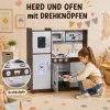 Baby Vivo Kinderküche Spielküche aus Holz - Toni in Braun