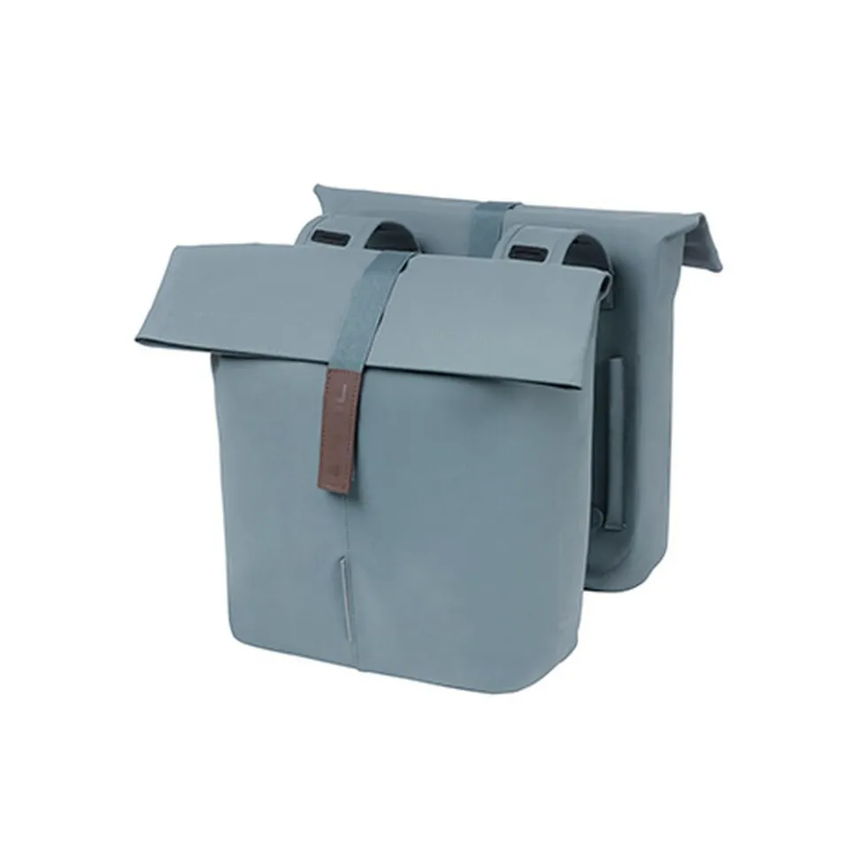 BASIL Doppelpacktasche "City", graphite blue