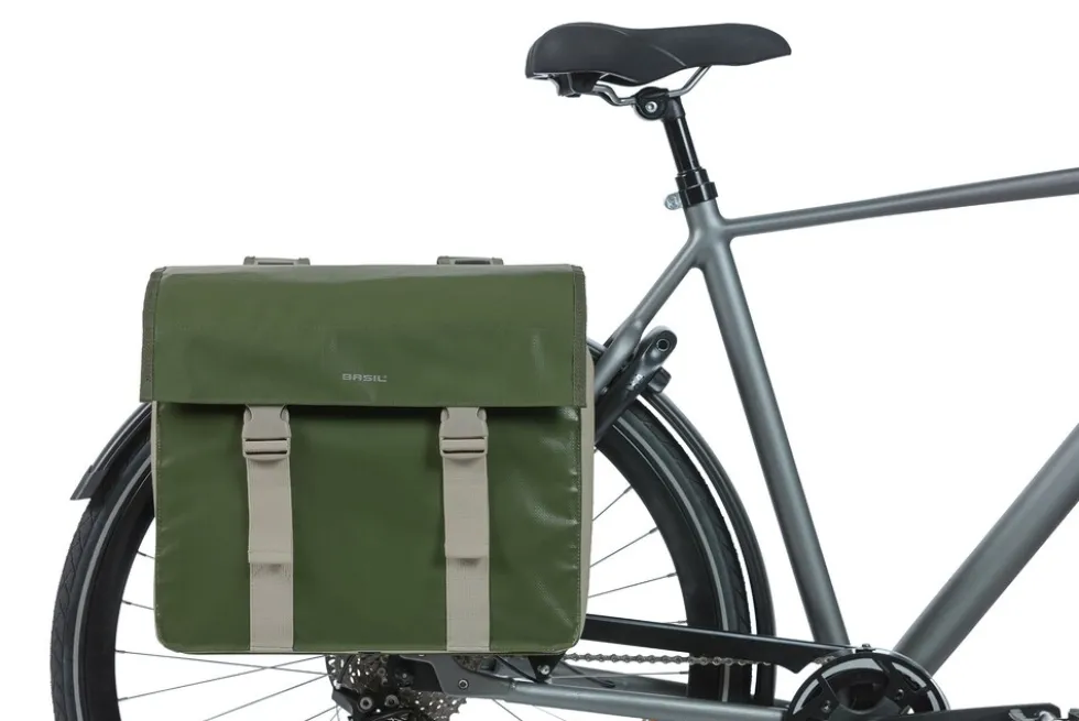 BASIL Doppelpacktasche "Urban Load", mossgreen