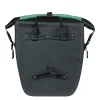 BASIL Fahrrad-Einzelpacktasche Rivo M MIK Hooks, silbergrün