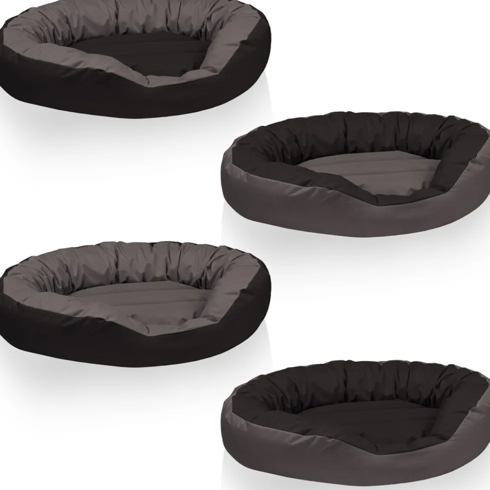 BedDog® Hundebett SUNNY 4in1 oder einfarbig, waschbar, mit Rand, Hundekissen
