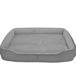 BENNO® Hundebett SAMMY 95x75x18 cm, quadratisch, Polyester, maschinenwaschbar, rutschfest, inkl. Kauknochen