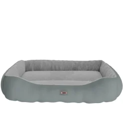 BENNO® Hundebett SAMMY 80x65x17 cm, quadratisch, Polyester, rutschfest, inkl. Kauknochen