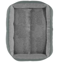 BENNO® Hundebett SAMMY 80x65x17 cm, quadratisch, Polyester, rutschfest, inkl. Kauknochen