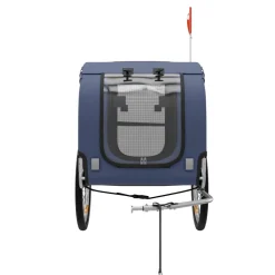 BENNO® Hundefahrradanhänger LUNA Kleintierfahrradanhänger Buggy faltbar, blau