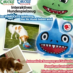 Best Direct® Interaktives Plüsch Hundespielzeug - Kauspielzeug Chuckle Chums