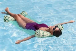 Bestway Pool Hängematte Sommer Luxus 122cm Luftmatratze Sattelsitz Poolsessel