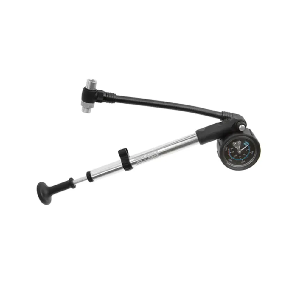 Beto Dämpferpumpe Fahrrad Federgabel Pumpe AV 28 Bar Gabelpumpe mit Manometer 400 PSI Dämpfer Luftpumpe