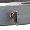 Bügelschloss mit Fingerabdrucksensor, inkl. 2 Laser-Cut Schlüssel, inkl. Li-Ionen Akku, aufladbar per USB-C, inkl. Rahmenhalterung, Gummiummantelung