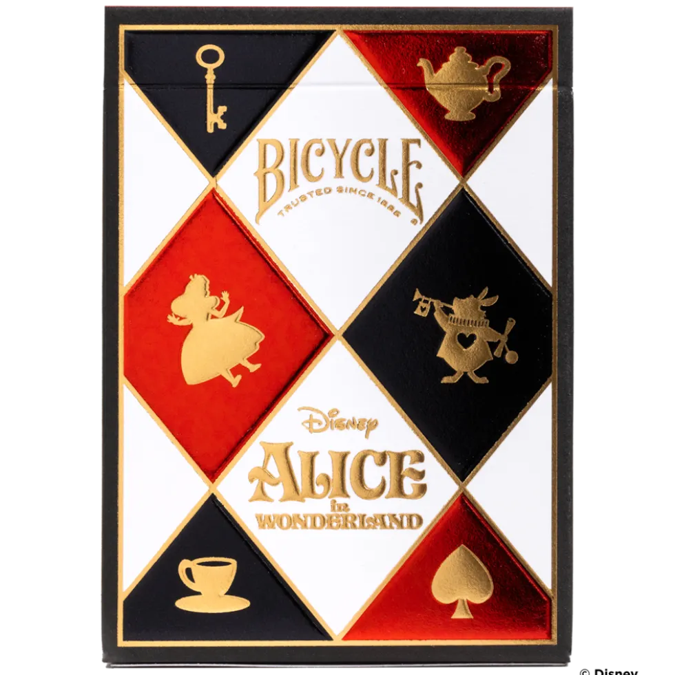 Bicycle® Kartendeck - Disney Alice in Wonderland Kartenspiel Spielkarten Pokerkarten Single Deck