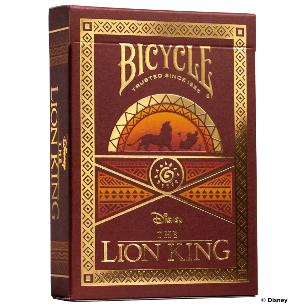 Bicycle® Kartendeck - Disney Lion King Kartenspiel Spielkarten Pokerkarten König der Löwen Single Deck