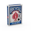 Bicycle® Kartendeck - Rider Back Jumbo Index (blau) Kartenspiel Spielkarten Kartentricks Pokerkarten Single Deck