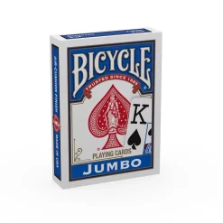 Bicycle® Kartendeck - Rider Back Jumbo Index (blau) Kartenspiel Spielkarten Kartentricks Pokerkarten Single Deck
