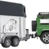 Bruder bruder 02592 Land Rover Defender Station Wagon mit Pferdeanhänger und Pferd
