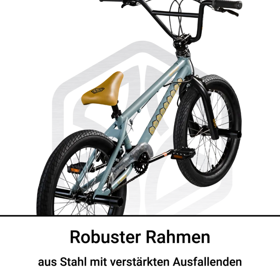 Bullseye Project 301 BMX 20 Zoll Bike Fahrrad 2 Pegs 360° Rotor Freestyle 20 Rad Jugendliche Erwachsene unisex für Tricks