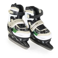 Byox Kinder Inliner, Schlittschuhe 2 in 1 Iceberg PU-Räder Schnürrsenkel Tasche Größe M (34-37)