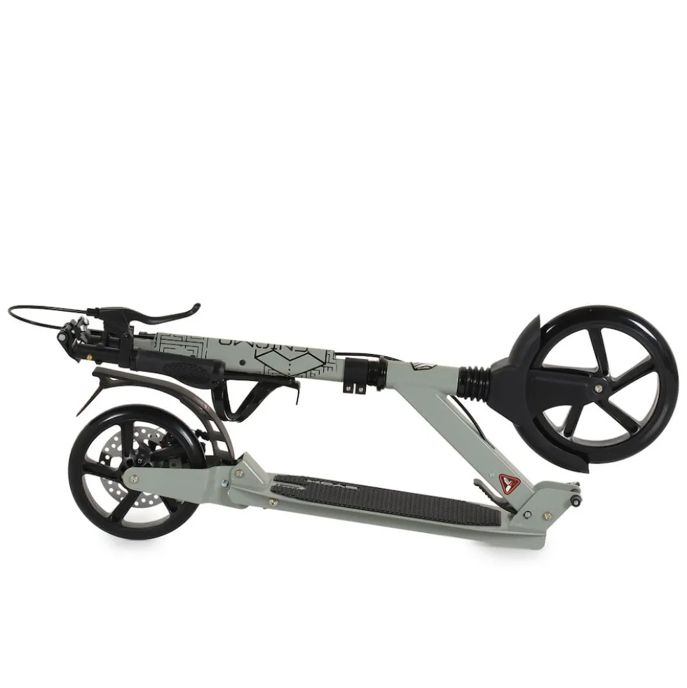 Byox Kinderroller Enigma PU-Räder klappbar Ständer Getränkehalter Handbremse grün