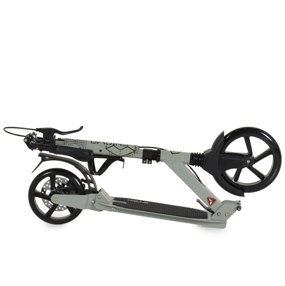 Byox Kinderroller Enigma PU-Räder klappbar Ständer Getränkehalter Handbremse grün