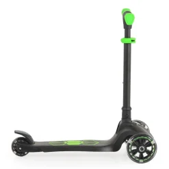 Byox Kinderroller Lamborghini 3 Räder klappbar PU-Räder ABEC-7 LED-Räder Bremse grün