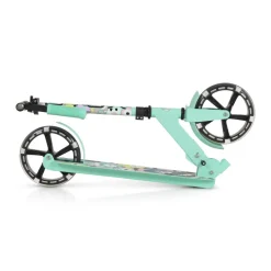 Byox Kinderroller Monster klappbar PU-Räder LED ABEC-7 Ständer bis 100 kg grün